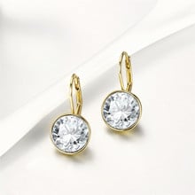 Lovely Fashion Crystals from Swarovski Colorful Earrings Charm for Women Valentine's Day New Year Gift M67-20369 2024 - buy cheap