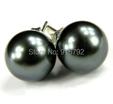 Wholesale  >>>charming 12mm AAA south sea shell pearl earrings 2024 - compre barato