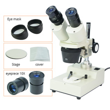 Microscópio estéreo binocular com iluminação superior, halógena, 20x 40x, ferramenta de reparo de solda, microscópio industrial 2024 - compre barato