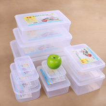Multifunction Transparent Sealed Crisper Set Plastic Moistureproof Food Storage Box Kitchen Containers with logo 2024 - buy cheap