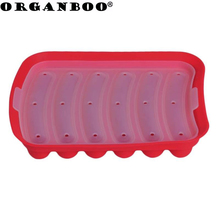 ORGANBOO 4 вида цветов DIY силиконовая форма для ветчины 6 сеток форма для горячей собаки Форма для выпечки торта силиконовая колбасная форма 2024 - купить недорого