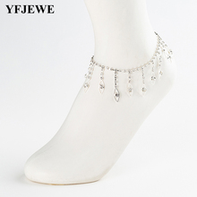 Yfjewe tornozeleiras vintage boêmia com borla flor, pulseiras étnicas antigas de ouro e cor prata para mulheres joias rústicas a025 2024 - compre barato