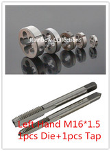 2pcs/set M16*1.5 Matching combination Metric taps and dies Left Hand taps and dies Hardware Parts 2024 - buy cheap