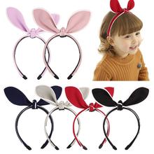 Best selling rabbit ears headband children's hair accessories headdress handmade jewelry hair clips 2024 - buy cheap