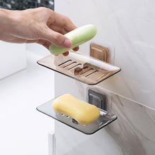 Caja de jabón transparente para el baño, soporte de esponja perfumado para colgar en la pared, organizador de almacenamiento, accesorios creativos, PP, nuevo 2024 - compra barato