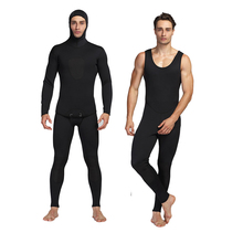 Roupa de mergulho de 3mm para homens, conjunto de duas peças masculino, mergulho ao ar livre, quente, à prova d'água, traje de mergulho 2024 - compre barato