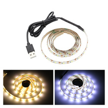 Fita de led smd 2835 com 5v à prova d'água, tira de luz com 1m, 2m e 3m usb flexível para decoração de natal, ano novo, ramadã, casa, plano de fundo de tv 2024 - compre barato