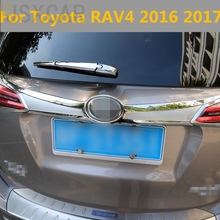 Rear Door Trim Rear Trunk Cover Sticker ABS Chrome Exterior decoration 1pcs For Toyota RAV4 RAV 4 2016 2017 2024 - buy cheap