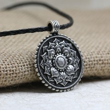 LANGHONG 1pcs Tibet Spiritual Necklace Tibet Mandala Necklace Religious jewelry 2024 - buy cheap