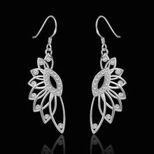 newFree Shipping 925 silver fashion jewelry earring 925 silver earrings wholesale  E485 2024 - buy cheap