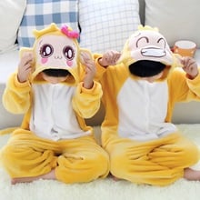 Cute Unicorn Children Clothing Monkey Animal Pajamas sleepwear Jumpsuit kids clothes baby Flannel Onesies cosplay costumes 2024 - buy cheap