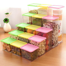 Plastic Food Storage Box Grain Container Kitchen Organizer Kitchen Organizer Food Snacks Organizer 2024 - buy cheap