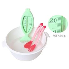 Newborn Baby Dishes Feeding Sliced Spoon Fork Soft Silicone Kids Children Flatware Infant Feeding Spoon Fork 2 Pcs 2024 - buy cheap