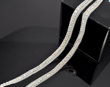 SS18 Stone-cadena con diamantes de imitación para coser, hilera de piedras para coser en plancha, 1 yarda 2024 - compra barato