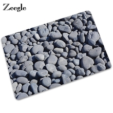 Zeegle-alfombra antideslizante con diseño de piedra para el hogar, puerta para tapete de sala de estar, entrada, Baño, Dormitorio 2024 - compra barato