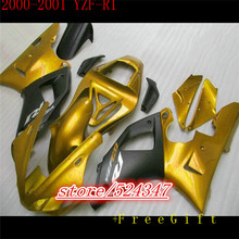 HH00-01 YZF R1 YZF 1000 YZF-R1 желто-черный YZFR1 00 01 2000 YZF1000 Обтекатели Мотоциклетные аксессуары и запчасти-Nn 2024 - купить недорого
