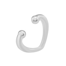 100% Sterling-Silver-Jewelry Open Heart Ear Cuff Earring 100% 925 Silver Jewelry for Women Free Shipping 2024 - buy cheap