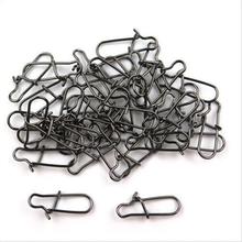 NEW 100Pcs Heavy Duty Stainless Steel Fastlock Fishing Snap Hook Lure Connector 2024 - buy cheap