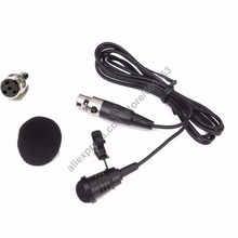 MICWL Top Professional Lavalier Black Lapel Condenser Microphone for Shure SLX ULX KCX PGX UT Wireless Transmitter XLR Mini Mic 2024 - buy cheap