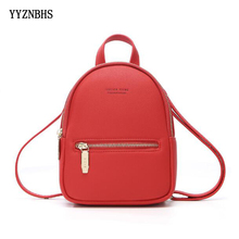 Mini Backpack Women PU Leather Shoulder Bag For Teenage Girls Kids Multi-Function Small Bagpack Female Ladies Phone Pouch Pack 2024 - buy cheap