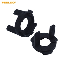 FEELDO 2X Car H7 HID Xenon Bulb Adapter Holder Base For VW Polo Touran Headlight Socket 2024 - buy cheap