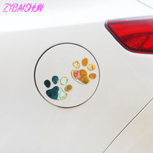 Car sticker classy design paw 3D animal Cat Bear traces stickers for Audi all series Q3 Q5 SQ5 Q7 A1 A3 S3 A4 A4L A6L A7 S6 S7 2024 - buy cheap