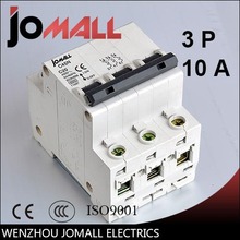 C45N 3 pole 10A C type mini circuit breaker mcb Rated current 10A Mounting 35mm din rail Breaking Capacity 6KA 2024 - buy cheap