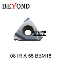 BEYOND 08 IR A 55 BBM18 08IR A55 insertos de carburo de tungsteno indexables para herramientas de torno roscado, herramienta de torno de hilo 2024 - compra barato