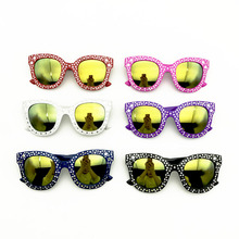 24 pairs Star Decorated Party Sunglasses with Mirror Lens Costume Birthday Party Favor Gift for Kids Fancy Sunglasses for Dance 2024 - buy cheap