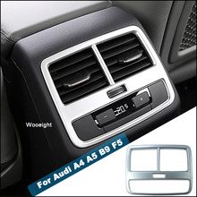 Car Interior Rear AC Air Vent Outlet Trim Frame For Audi A4 A5 B9 F5 Sedan Avant Allroad Sportback Coupe Cabriolet 2017 2018 2024 - buy cheap