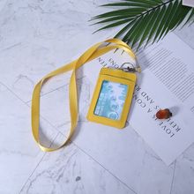 Hot Sale Office Work School ID Card Badge Holder with Keyring Rope Layards Neck Strap 2024 - buy cheap