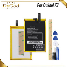 DyGod 10000mAh Battery for Oukitel K7 High Quality mobile phone Battery with tools for Oukitel K7 2024 - buy cheap