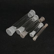 Tubo adaptador de conexión recta de cristal, junta de tierra, 10mm, 14/23, 19/26, 24/29, 34mm, 40mm, 50mm 2024 - compra barato