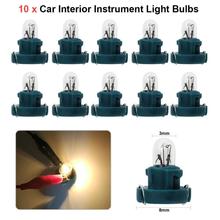 Alloyseed-lâmpada led t3 para carro, 12v, 10 peças, luz para interior de instrumento, painel de controle, acessório para carro, luzes de sinalização 2024 - compre barato