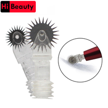 100pcs/lot Disposable Tattoo Roller Gear Needles Blades Cartridges For Easy Microblading Fog Eyebrow Semi Permanent Makeup 2024 - buy cheap