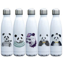 17oz Insulated Water Bottle Double Wall Vacuum Stainless Steel Bottle Leak Proof keeps Hot and Cold Drinks Unique Panda Bottle 2024 - buy cheap