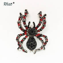 Rhinestone Spider Brooches for Women Statement Insect Big Brooches Vintage Fashion Jewelry Exaggerated Brooch Pins 2024 - buy cheap