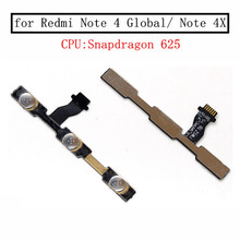 for Xiaomi Redmi Note 4 Global/Note 4X snapdragon 625 Power Volume Side Key Button Flex Cable ON OFF Switch Repair Parts 2024 - buy cheap