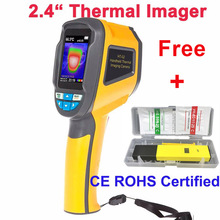 Cámara de imagen térmica HT-02, cámara térmica de mano, cámara térmica infrarrojo IR, pantalla a Color de 2,4 pulgadas 2024 - compra barato