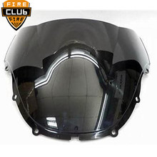 Лобовое стекло мотоцикла двойной пузырь для Honda CBR600 CBR 600 F4 1999 2000 ветровые дефлекторы 2024 - купить недорого