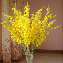 Flores artificiales Orquídea mariposa Artificial tacto Real, mariposa, orquídea, decoración para el hogar, fiesta de bodas 2024 - compra barato