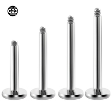 50pcs/lot G23 Titanium Labret Bar Replacement Parts Screw Thread Head 16g 14g Gauge For Lip Ring Piercing Body Jewelry 2024 - buy cheap
