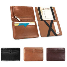 Mens Wallets Fashion Leather Business Card Holder Change Package porte monnaie man wallet monedero hombre portafoglio uomo 2024 - buy cheap