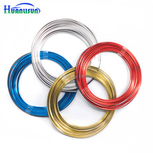 HUANLISUN 1 meters Universal Car Styling Flexible Trim For Car Interior Exterior Moulding PVC Decorative Strip With 5 Color 2024 - buy cheap