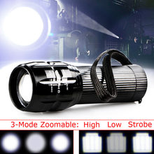 Lanterna com zoom de led q5, 2000 lúmens, lâmpada com zoom, 3 modos, lanterna, luz tática aaa