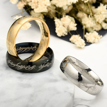 1 шт., классическое обручальное кольцо из нержавеющей стали 2024 - купить недорого