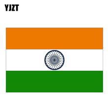 Yjzt 14.7cm * 9.8cm adesivo decorativo decalque bandeira da índia reflexivo pvc adesivo de carro 6-0793 2024 - compre barato