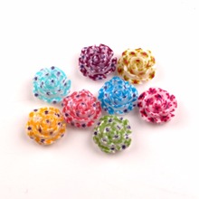 100Pcs Mixed 14mm Resin Flower Decoration Crafts Flatback Cabochon Beads Embellishments For Scrapbooking DIY Accessories 2024 - buy cheap
