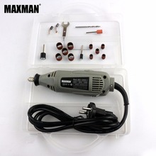 MAXMAN 125W Electric Mini Die Grinder Continuously Variable Speed Rotary Tool 3mm Collet Multi Power Tools Set with Plastic Box 2024 - buy cheap
