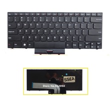 Новая клавиатура SSEA для ноутбука IBM ThinkPad E40 E50 Edge14 Edge15 2024 - купить недорого